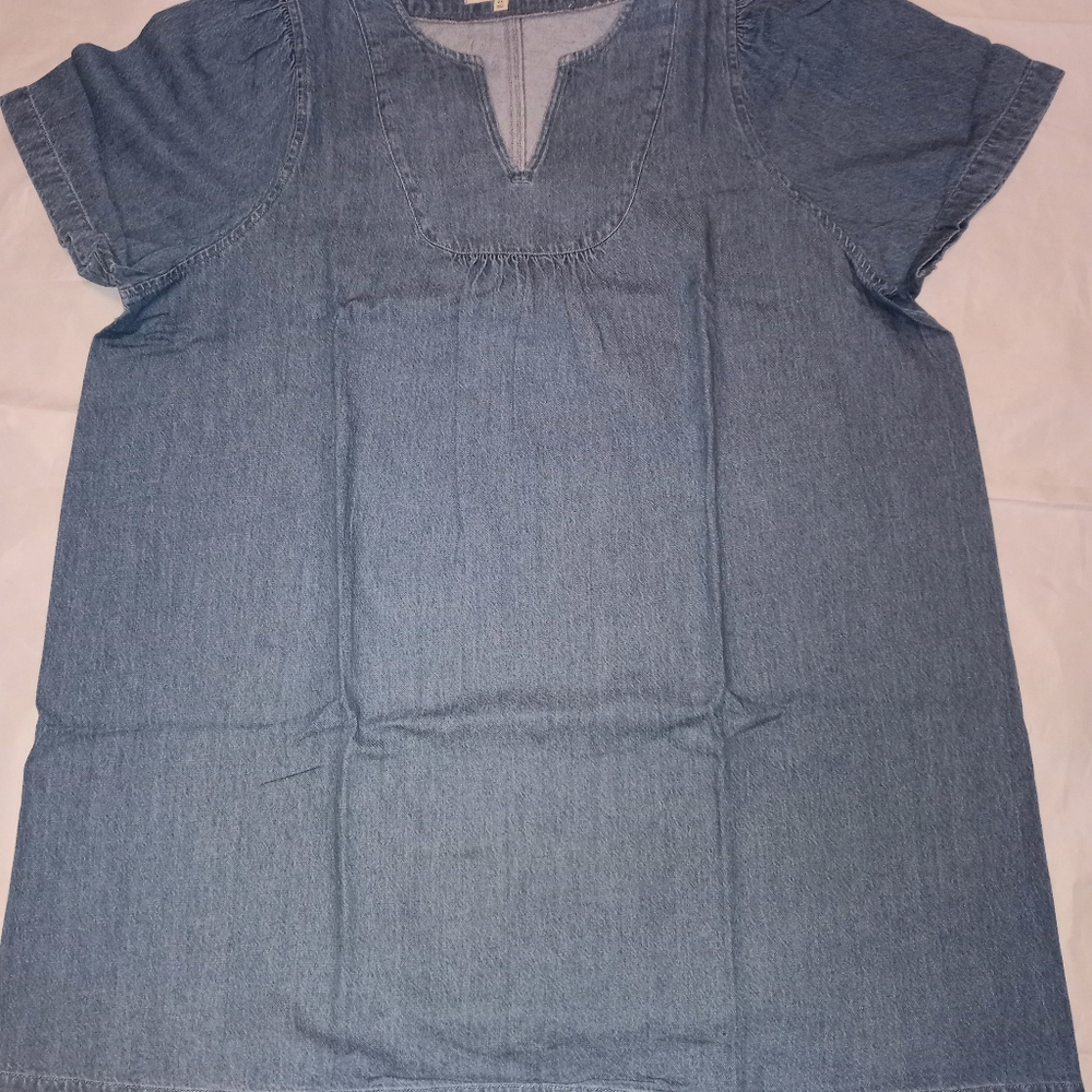 MADEWELL Dress Swing Denim  2X - Picture 5 of 11